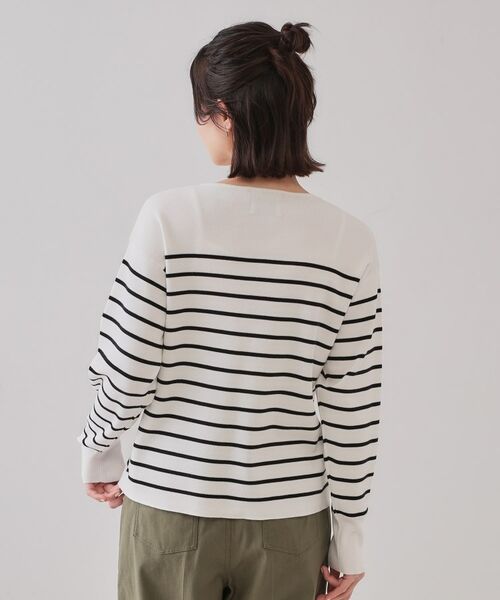 OPAQUE.CLIP / オペーク ドット クリップ ニット・セーター | キーネックニット/オーガニックコツトン混【UV/洗濯機洗い可】 | 詳細15