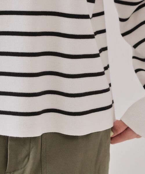 OPAQUE.CLIP / オペーク ドット クリップ ニット・セーター | キーネックニット/オーガニックコツトン混【UV/洗濯機洗い可】 | 詳細18