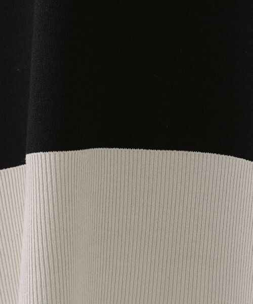 OPAQUE.CLIP / オペーク ドット クリップ ニット・セーター | バイカラーボクシーニット【洗濯機洗い可】 | 詳細8