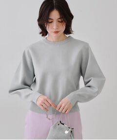 OPAQUE.CLIP / オペーク ドット クリップ ニット・セーター | ラメボリュームスリーブニット【洗濯機洗い可】