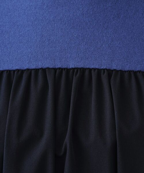 OPAQUE.CLIP / オペーク ドット クリップ ニット・セーター | ギャザーフハクドッキングニット【洗濯機洗い可】 | 詳細12