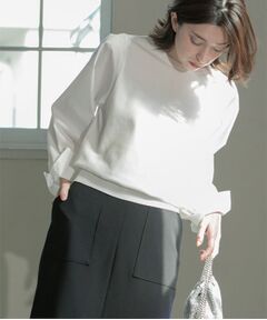 OPAQUE.CLIP / オペーク ドット クリップ ニット・セーター | フハクボリュームスリーブドッキングニット【洗濯機洗い可】