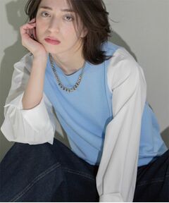 OPAQUE.CLIP / オペーク ドット クリップ ニット・セーター | フハクボリュームスリーブドッキングニット【洗濯機洗い可】