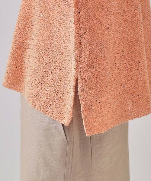 OPAQUE.CLIP / オペーク ドット クリップ ニット・セーター | スパンコールボートネックニット【洗濯機洗い可】 | 詳細18