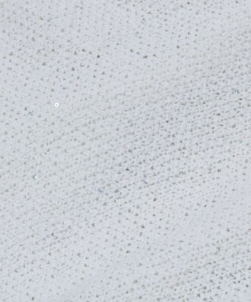 OPAQUE.CLIP / オペーク ドット クリップ ニット・セーター | スパンコールボートネックニット【洗濯機洗い可】 | 詳細4