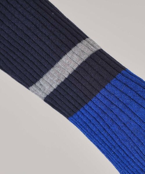 OPAQUE.CLIP / オペーク ドット クリップ ニット・セーター | 配色フレアスリーブワイドリブニット【洗濯機洗い可】 | 詳細12