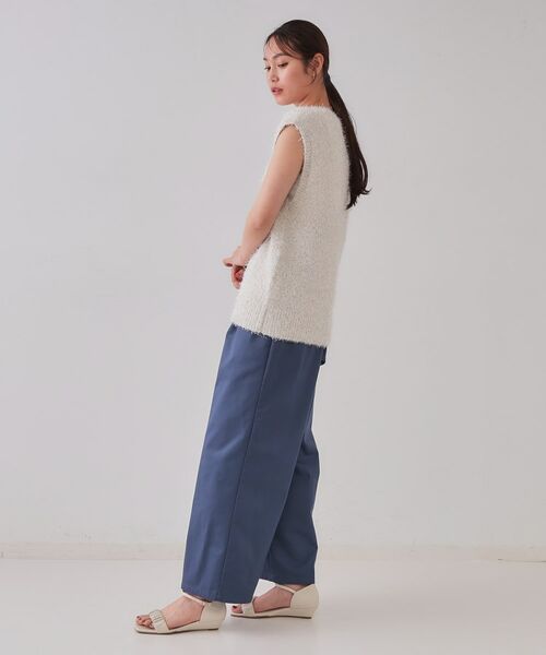 OPAQUE.CLIP / オペーク ドット クリップ ベスト | 《andGIRL掲載》ラメシャギーニットベスト【洗濯機洗い可/抗ピル】 | 詳細6