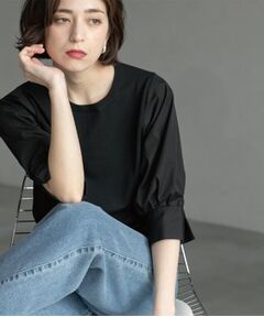 OPAQUE.CLIP / オペーク ドット クリップ ニット・セーター | フハクスリーブドッキングニット【洗濯機洗い可】