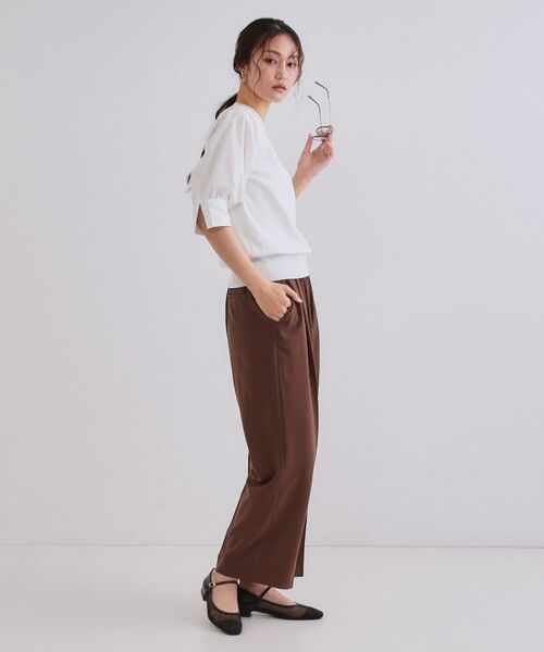 OPAQUE.CLIP / オペーク ドット クリップ ニット・セーター | フハクスリーブドッキングニット【洗濯機洗い可】 | 詳細29