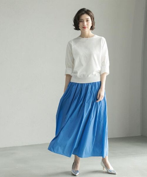 OPAQUE.CLIP / オペーク ドット クリップ ニット・セーター | フハクスリーブドッキングニット【洗濯機洗い可】 | 詳細6