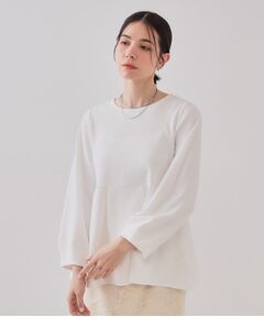 OPAQUE.CLIP / オペーク ドット クリップ カットソー | ペプラムトップス【UV/吸水速乾/洗濯機洗い可】