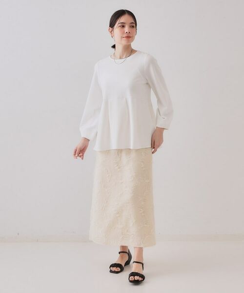 OPAQUE.CLIP / オペーク ドット クリップ カットソー | ペプラムトップス【UV/吸水速乾/洗濯機洗い可】 | 詳細11