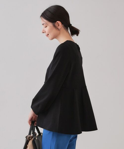 OPAQUE.CLIP / オペーク ドット クリップ カットソー | ペプラムトップス【UV/吸水速乾/洗濯機洗い可】 | 詳細13