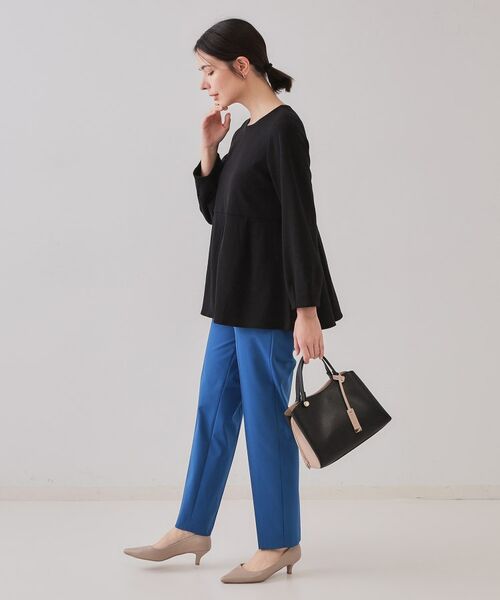 OPAQUE.CLIP / オペーク ドット クリップ カットソー | ペプラムトップス【UV/吸水速乾/洗濯機洗い可】 | 詳細14