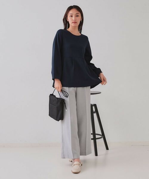 OPAQUE.CLIP / オペーク ドット クリップ カットソー | ペプラムトップス【UV/吸水速乾/洗濯機洗い可】 | 詳細2