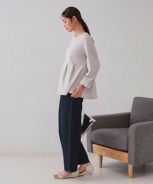 OPAQUE.CLIP / オペーク ドット クリップ カットソー | ペプラムトップス【UV/吸水速乾/洗濯機洗い可】 | 詳細6