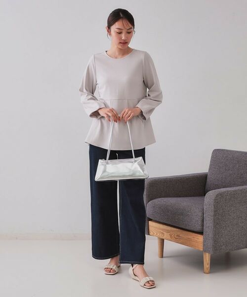 OPAQUE.CLIP / オペーク ドット クリップ カットソー | ペプラムトップス【UV/吸水速乾/洗濯機洗い可】 | 詳細7