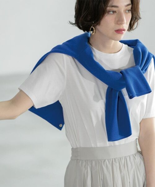 OPAQUE.CLIP / オペーク ドット クリップ Tシャツ | 《5色展開/SS-LLサイズ》ベーシックTシャツ【UV/接触冷感/洗濯機洗い可】 | 詳細1