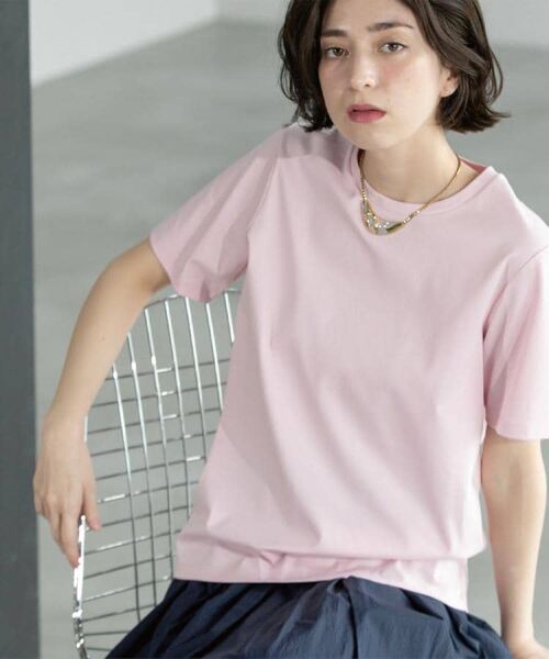 OPAQUE.CLIP / オペーク ドット クリップ Tシャツ | 《5色展開/SS-LLサイズ》ベーシックTシャツ【UV/接触冷感/洗濯機洗い可】 | 詳細10