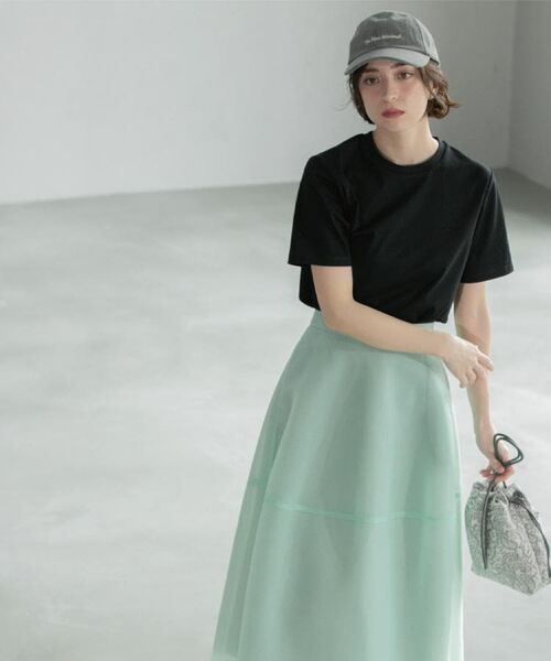 OPAQUE.CLIP / オペーク ドット クリップ Tシャツ | 《5色展開/SS-LLサイズ》ベーシックTシャツ【UV/接触冷感/洗濯機洗い可】 | 詳細14