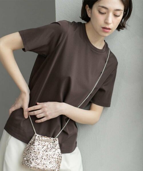 OPAQUE.CLIP / オペーク ドット クリップ Tシャツ | 《5色展開/SS-LLサイズ》ベーシックTシャツ【UV/接触冷感/洗濯機洗い可】 | 詳細17