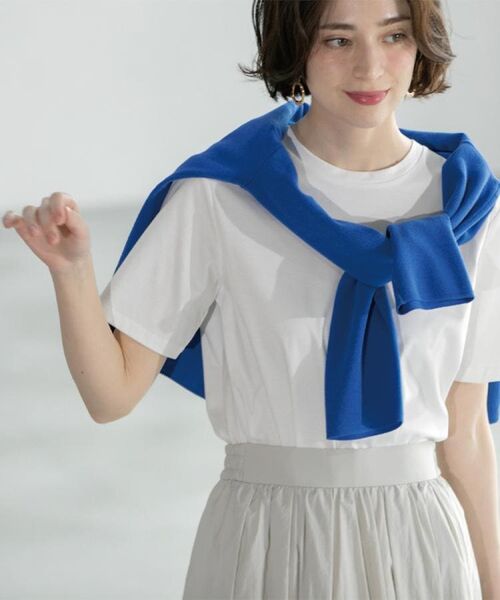 OPAQUE.CLIP / オペーク ドット クリップ Tシャツ | 《5色展開/SS-LLサイズ》ベーシックTシャツ【UV/接触冷感/洗濯機洗い可】 | 詳細2