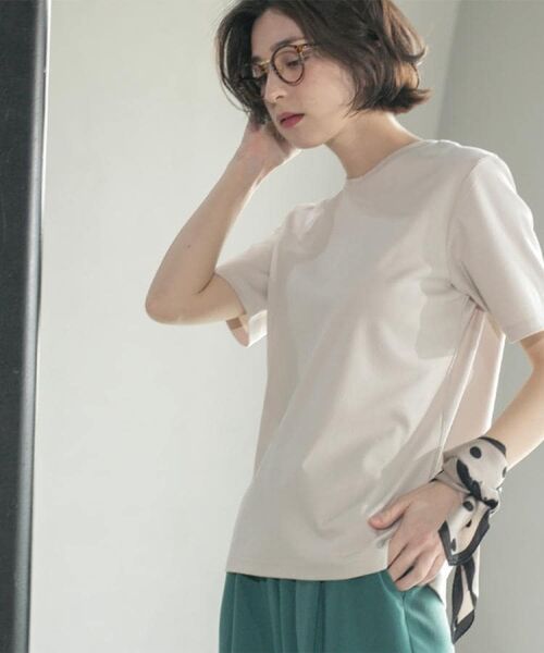 OPAQUE.CLIP / オペーク ドット クリップ Tシャツ | 《5色展開/SS-LLサイズ》ベーシックTシャツ【UV/接触冷感/洗濯機洗い可】 | 詳細25