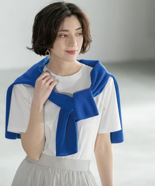 OPAQUE.CLIP / オペーク ドット クリップ Tシャツ | 《5色展開/SS-LLサイズ》ベーシックTシャツ【UV/接触冷感/洗濯機洗い可】 | 詳細3