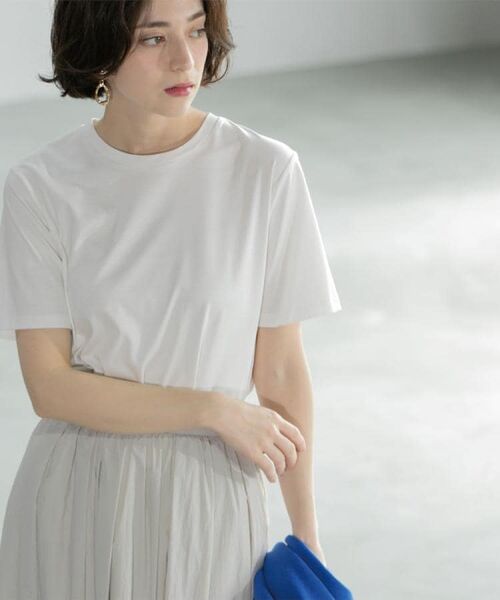 OPAQUE.CLIP / オペーク ドット クリップ Tシャツ | 《5色展開/SS-LLサイズ》ベーシックTシャツ【UV/接触冷感/洗濯機洗い可】 | 詳細4