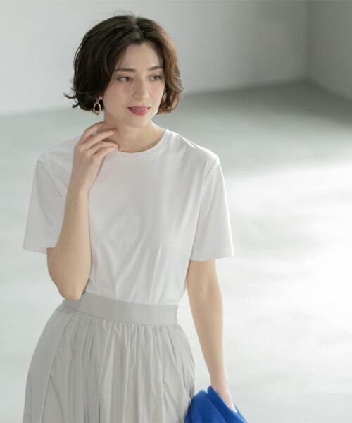 OPAQUE.CLIP / オペーク ドット クリップ Tシャツ | 《5色展開/SS-LLサイズ》ベーシックTシャツ【UV/接触冷感/洗濯機洗い可】 | 詳細5