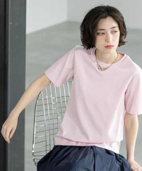 OPAQUE.CLIP / オペーク ドット クリップ Tシャツ | 《5色展開/SS-LLサイズ》ベーシックTシャツ【UV/接触冷感/洗濯機洗い可】 | 詳細9