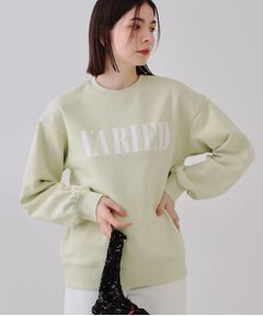 OPAQUE.CLIP / オペーク ドット クリップ カットソー | フロッキーロゴスウェット【洗濯機洗い可】