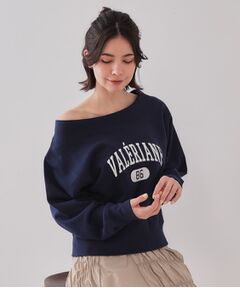 OPAQUE.CLIP / オペーク ドット クリップ スウェット | カレッジロゴスウェット【洗濯機洗い可】