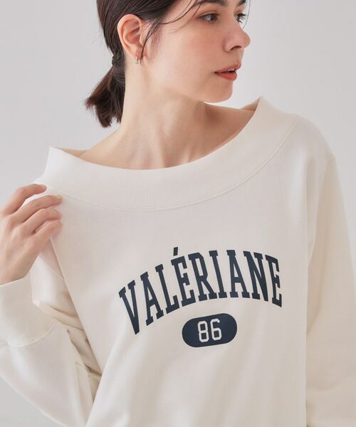 OPAQUE.CLIP / オペーク ドット クリップ スウェット | カレッジロゴスウェット【洗濯機洗い可】 | 詳細1