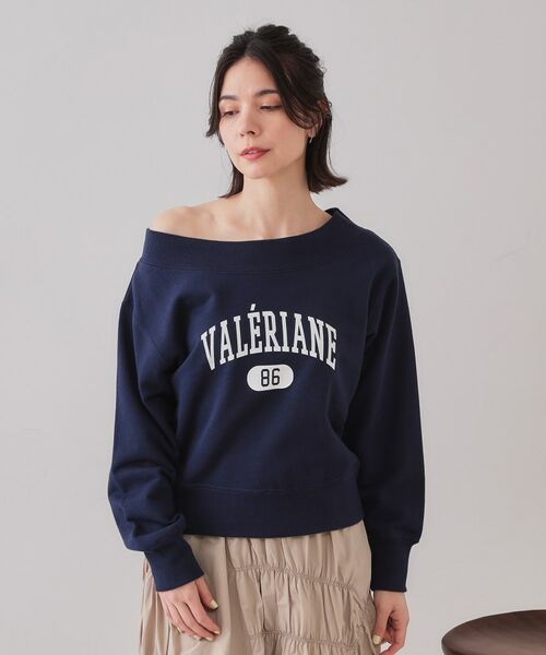 OPAQUE.CLIP / オペーク ドット クリップ スウェット | カレッジロゴスウェット【洗濯機洗い可】 | 詳細10