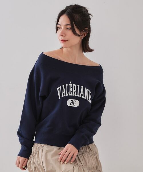 OPAQUE.CLIP / オペーク ドット クリップ スウェット | カレッジロゴスウェット【洗濯機洗い可】 | 詳細12