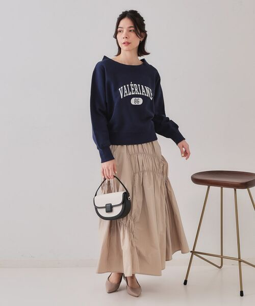 OPAQUE.CLIP / オペーク ドット クリップ スウェット | カレッジロゴスウェット【洗濯機洗い可】 | 詳細13