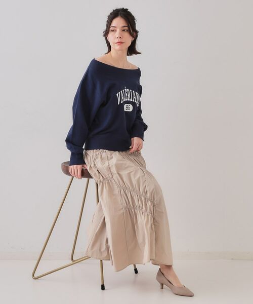 OPAQUE.CLIP / オペーク ドット クリップ スウェット | カレッジロゴスウェット【洗濯機洗い可】 | 詳細14