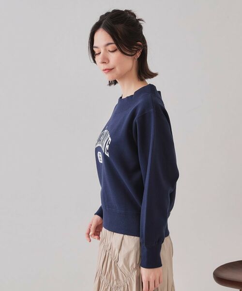 OPAQUE.CLIP / オペーク ドット クリップ スウェット | カレッジロゴスウェット【洗濯機洗い可】 | 詳細17