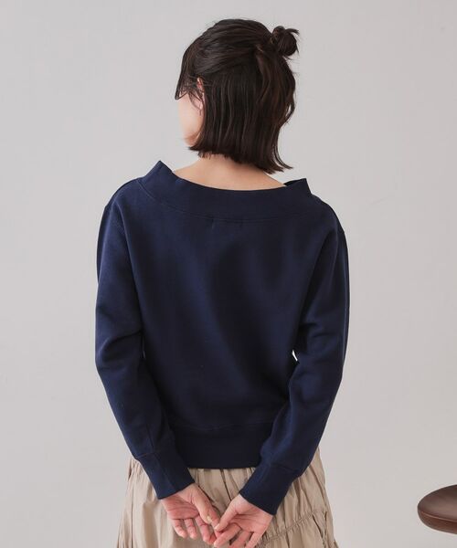 OPAQUE.CLIP / オペーク ドット クリップ スウェット | カレッジロゴスウェット【洗濯機洗い可】 | 詳細18