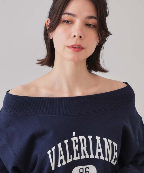 OPAQUE.CLIP / オペーク ドット クリップ スウェット | カレッジロゴスウェット【洗濯機洗い可】 | 詳細22