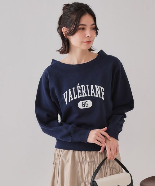 OPAQUE.CLIP / オペーク ドット クリップ スウェット | カレッジロゴスウェット【洗濯機洗い可】 | 詳細9