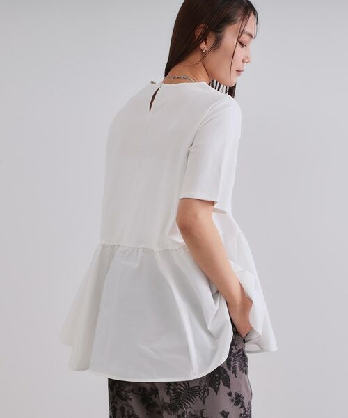 OPAQUE.CLIP / オペーク ドット クリップ カットソー | ペプラムドッキングカットソー【洗濯機洗い可】 | 詳細30