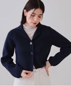 OPAQUE.CLIP / オペーク ドット クリップ カーディガン・ボレロ | ショートニットカーディガン【洗濯機洗い可/抗ピル】