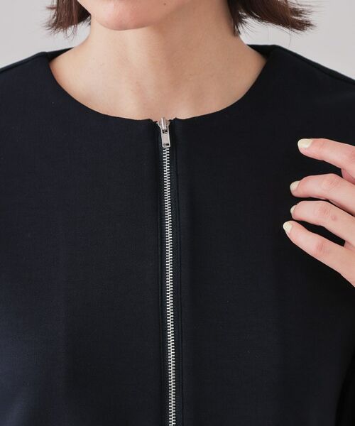 OPAQUE.CLIP / オペーク ドット クリップ カーディガン・ボレロ | ペプラムドッキングZIPカーディガン【洗濯機洗い可】 | 詳細16