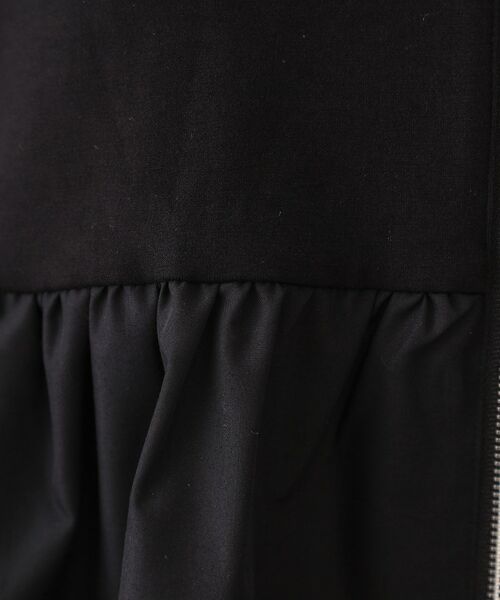 OPAQUE.CLIP / オペーク ドット クリップ カーディガン・ボレロ | ペプラムドッキングZIPカーディガン【洗濯機洗い可】 | 詳細4