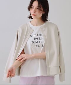 OPAQUE.CLIP / オペーク ドット クリップ カーディガン・ボレロ | スナップボタンカーディガン【洗濯機洗い可】