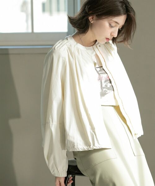 OPAQUE.CLIP / オペーク ドット クリップ その他アウター | 撥水ノーカーラーブルゾン【UV/洗濯機洗い可】 | 詳細1