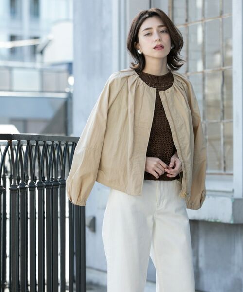 OPAQUE.CLIP / オペーク ドット クリップ その他アウター | 撥水ノーカーラーブルゾン【UV/洗濯機洗い可】 | 詳細15