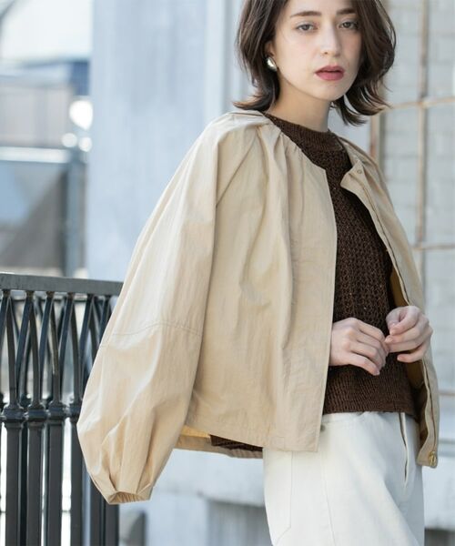 OPAQUE.CLIP / オペーク ドット クリップ その他アウター | 撥水ノーカーラーブルゾン【UV/洗濯機洗い可】 | 詳細16